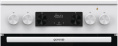 Электрическая плита Gorenje GECS5C70WA, стеклокерамика, инфракрасная, без крышки, белый/черный