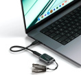 Бокс внешний для жесткого диска Satechi Mini NVMe SSD USB4 Enclosure. Цвет: серый (ST-E2230M)