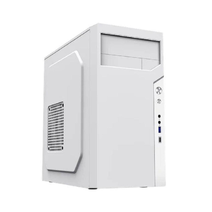 ZIRCON, IVA WT Midi Tower, Белый, БП 450Вт., 1*USB3.0, 1*USB Type-C, HD Audio