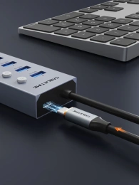 USB-Хаб CABLETIME CB47G (CT-HUBU7-AG) 7-в-1 USB-A на USB 3.0