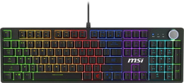 Клавиатура MSI Forge GK320, проводная, USB, механическая, черный [s11-04ru259-hh9]