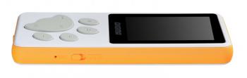 MP3 плеер Digma S4 flash,  8ГБ,  белый/оранжевый