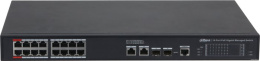 Коммутатор Dahua DH-S4220-16GT-190 16x100Мбит/с 2x1Гбит/с 2SFP 16PoE 190W управляемый