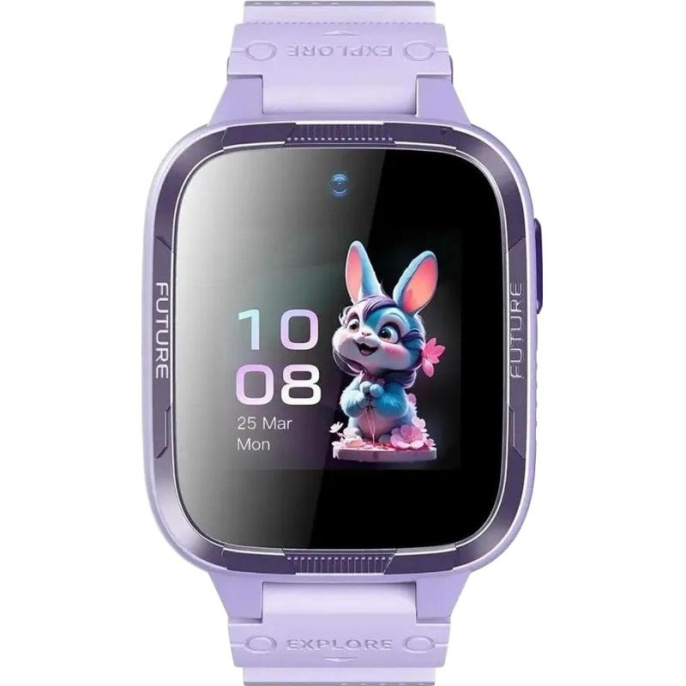 Смарт-часы Honor Kids Watch Plus 4G TAR-WB01,  48.5мм,  1.3",  с SIM,  фиолетовый