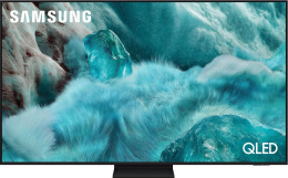 55" Телевизор Samsung QE55Q7F5AUXRU QLED, 4K Ultra HD, СМАРТ ТВ, Tizen OS, черный