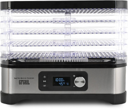 Сушка для фруктов и овощей GFGril GFD-001 6под. 500Вт серебристый