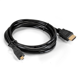Кабель HDMI-microHDMI ExeGate EX-CC-HDMID-1.8 19M/19M, 1,8м, ver1.4, позолоченные контакты EX254073RUS