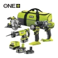 Набор из 4 инструментов Ryobi RCK184-252S 18В 5133005692