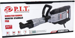 Отбойный молоток P.I.T. GSH65-C3 2000Вт