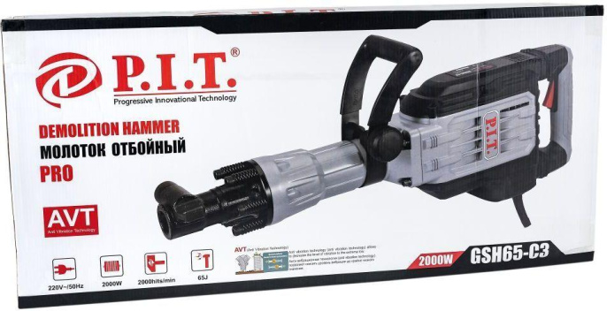 Отбойный молоток P.I.T. GSH65-C3 2000Вт