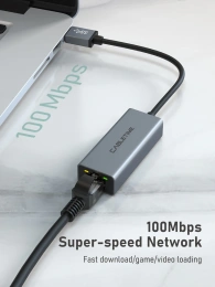 USB-Хаб CABLETIME CB52G (CT-AML100-AG) USB 2,0 до RJ45 Adhernet Adapter Max 100 Мбит / с.