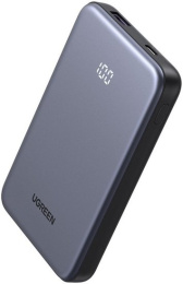 Внешний аккумулятор с двумя выходами UGREEN PB507 75131B 10000mAh Two-way Fast Charging 20W Power Bank. Цвет: серый космос (75131B_)