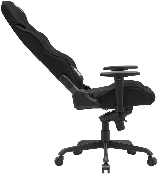 Кресло Cactus CS-CHR-MC04-BBK, ткань, до 150кг, регулируемые 2D подлокотники,  черный