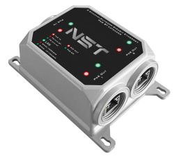 Уличный PoE удлинитель/ Уличный PoE удлинитель/ коммутатор Gigabit Ethernet на 3 порта. Порты: 2 х GE 10/100/1000 Base-T с PoE до 25W + 1 x GE 10/100/1000 Base-T Uplink с поддержкой питания по PoE Входная мощность до 60W . Соответствует стандартам (NS-EXS