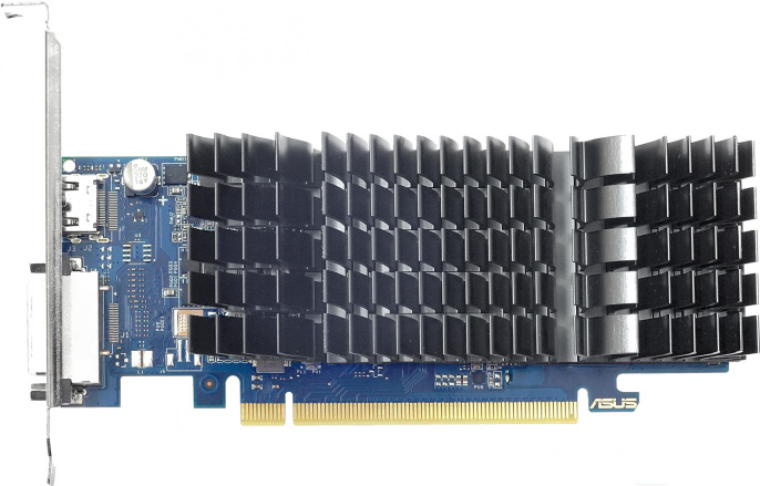 Видеокарта ASUS NVIDIA GeForce GT 1030 GT1030-SL-2G-BRK 2ГБ GDDR5, Low Profile, Ret