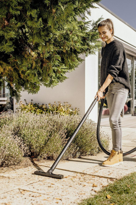 Строительный пылесос Karcher WD 3 S V-19/4/20 (YSY) 1000Вт (уборка: сухая/влажная/выдув/сбор воды) желтый