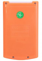Калькулятор DELI E39217/OR, 8-разрядный, оранжевый
