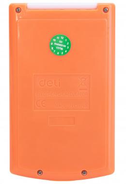 Калькулятор DELI E39217/OR, 8-разрядный, оранжевый