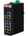 Коммутатор Dahua DH-IS4210-8GT-120 (L2) 8x1Гбит/с 2SFP 8PoE 120W управляемый