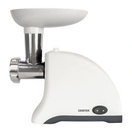 Мясорубка Centek 1550 Вт, реверс, 2 диска, стальной нож и узлы CT-1609 White