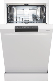 Посудомоечная машина Gorenje GS520E15W, узкая, напольная, 44.8см, загрузка 9 комплектов, белая