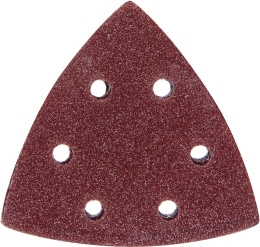 Шлифовальная бумага Milwaukee 93мм H&L зерно 180 6шт 48906074 для мультитулов, на липучке, дельтовидный, тип абразива: плавленый глинозем, полуоткрытый, укрепленный синтетической смолой