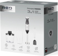 Блендер погружной Red Solution HB2909 900Вт черный/стальной