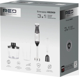 Блендер погружной Red Solution HB2909 900Вт черный/стальной