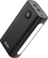 Внешний аккумулятор (Power Bank) Cactus CS-PBFSJA-30000,  30000мAч,  черный
