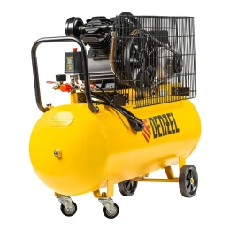 Воздушный компрессор с ременным приводом DENZEL BCV2200/100 2.2 кВт, 100 литров, 370 л/мин 58110