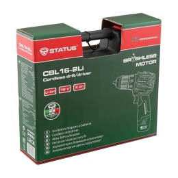 Бесщеточная дрель-шуруповерт STATUS CBL 16-2Li 07126001