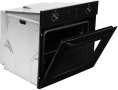 Духовой шкаф электрический DOMFY DM6642EO BG,  68л,  стекло черное