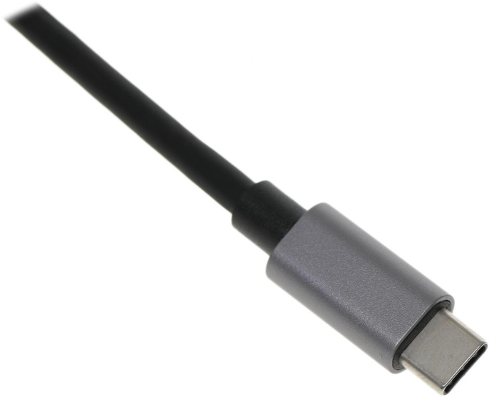 Хаб разветвитель PALMEXX серебристый [px/hub usbc-hdmi-vga-usbc]