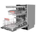 Посудомоечная машина Timberk Set&Dry T-DW45BI103, узкая, напольная, 59.4см, загрузка 11 комплектов, серебристая