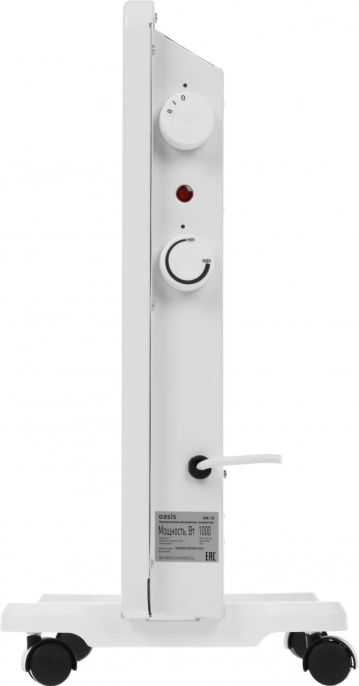 Конвектор Oasis KM-10 1000Вт белый
