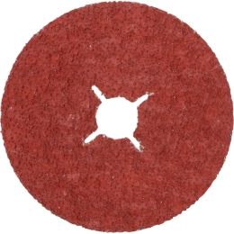 Керамический фибровый диск со шлицами XF885 (1 шт, 125х22 мм, P20) VSM 004964