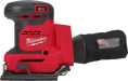 Ленточная шлифмашина Milwaukee M18BQSS-502B 4933479967 питание: Li-ion 18 В , скорость без нагрузки 11 000–13 000 об/мин, диаметр колебания 1.6 мм, пылесборник, дырокол, запасная гладкая основа