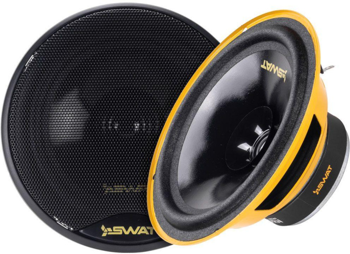 Колонки автомобильные Swat Horn SP-H6v2 250Вт 92дБ 4Ом 16.5см 6 1/2дюйм ком.:2кол. широкополосные однополосные