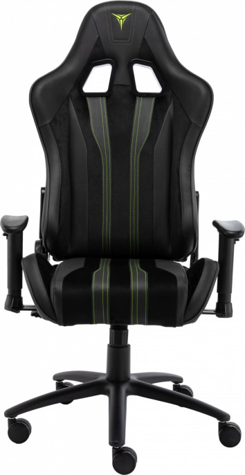 Кресло игровое Zone 51 Gravity экокожа/ткань с подголов. крестов. сталь (Z51-GRV-B)