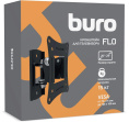 Кронштейн для телевизора Buro FL0, 20-29", настенный, поворот и наклон,  черный [bm15a71ts1]
