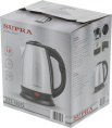 Чайник электрический Supra KES-1801S, 1.8л, металл/пластик