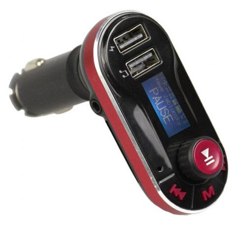 Автомобильный FM-модулятор Ritmix FMT-A780 черный SD USB 15118201