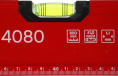 Уровень пузырьковый RGK U4080 80см, магнитный, глазков: 3шт