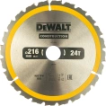 Пильный диск CONSTRUCT (216х30 мм; 24 ATB) DEWALT DT1952