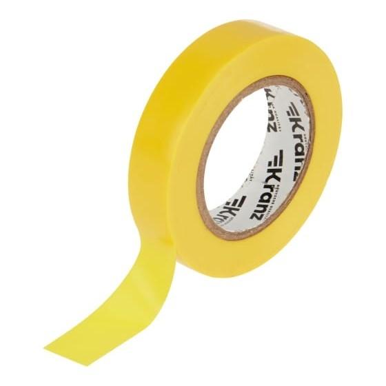 Rexant KR-09-2602 Изолента ПВХ 0,13х15 мм, 20 м, желтая KRANZ