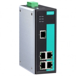 Промышленный неуправляемый коммутатор MOXA EDS-305, 5 портов 10/100BaseT X , IP30, от 0 до 60°C, DIN-Rail