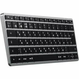 Беспроводная клавиатура Satechi Slim X1 Bluetooth Keyboard-RU. Раскладка - Русская. Цвет- Серый космос.