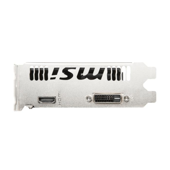 Видеокарта/ VGA MSI NVIDIA GeForce GT 1030 AERO ITX 4GD4 OC 4GB, DDR4/64-bit, PCIe 3.0, 1xHDMI 2.0, 1xDVI-D, 2-slot