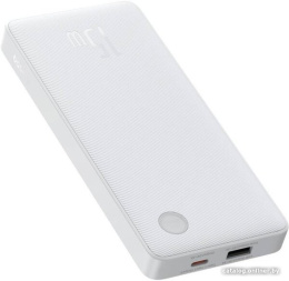 Портативное зарядное устройство Baseus P10067500213-00 Airpow Lite Power Bank 10000mAh 15W с кабелем USB to Type-C 30cm Moon White PPAP10A