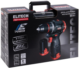 Дрель-шуруповерт Elitech CD 16L2 E2201.039.01 32Вт аккум. патрон:быстрозажимной кейс в комплекте 205715